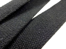 Väskband svart 30 mm