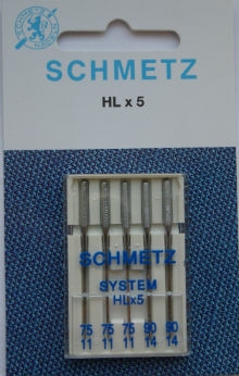 Schmetz Symaskinsnålar 75/11 \ 90/14 (HLx5)