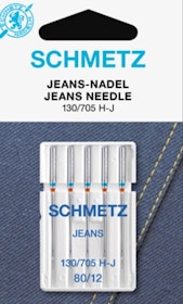 Schmetz Symaskinsnålar Jeans 80/12 (130/705 H-J)