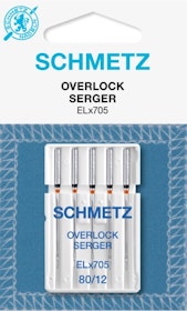 Schmetz Symaskinsnålar Overlock 80/12 (ELx705)