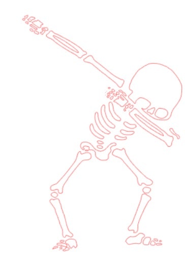 Dabbing Skeleton