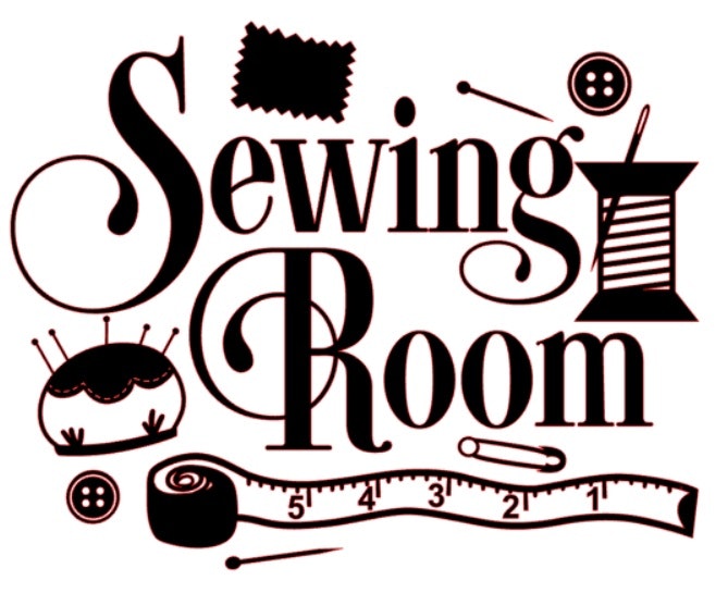 Sewing Room (sign)