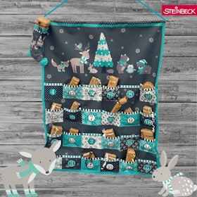 Advent calendar Happy Christmas Mint Green