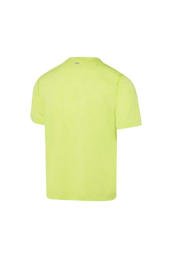 Saucony Stopwatch Graphic Short Sleeve (herr) - Acid Lime