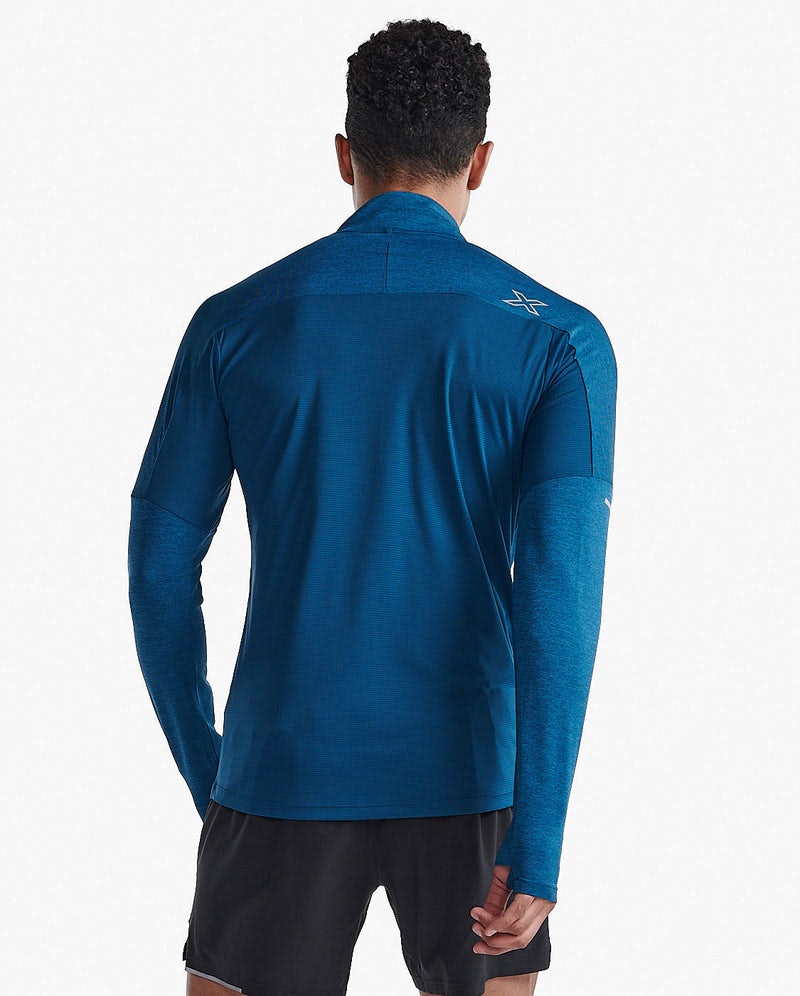2XU Aero 1/2 Zip (Herr) - Majol/Silver Reflective