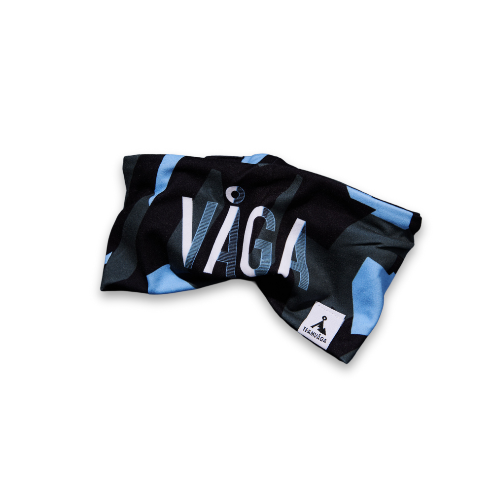 VÅGA Headband Limited Edition Black/Khaki Green/Postal Blue
