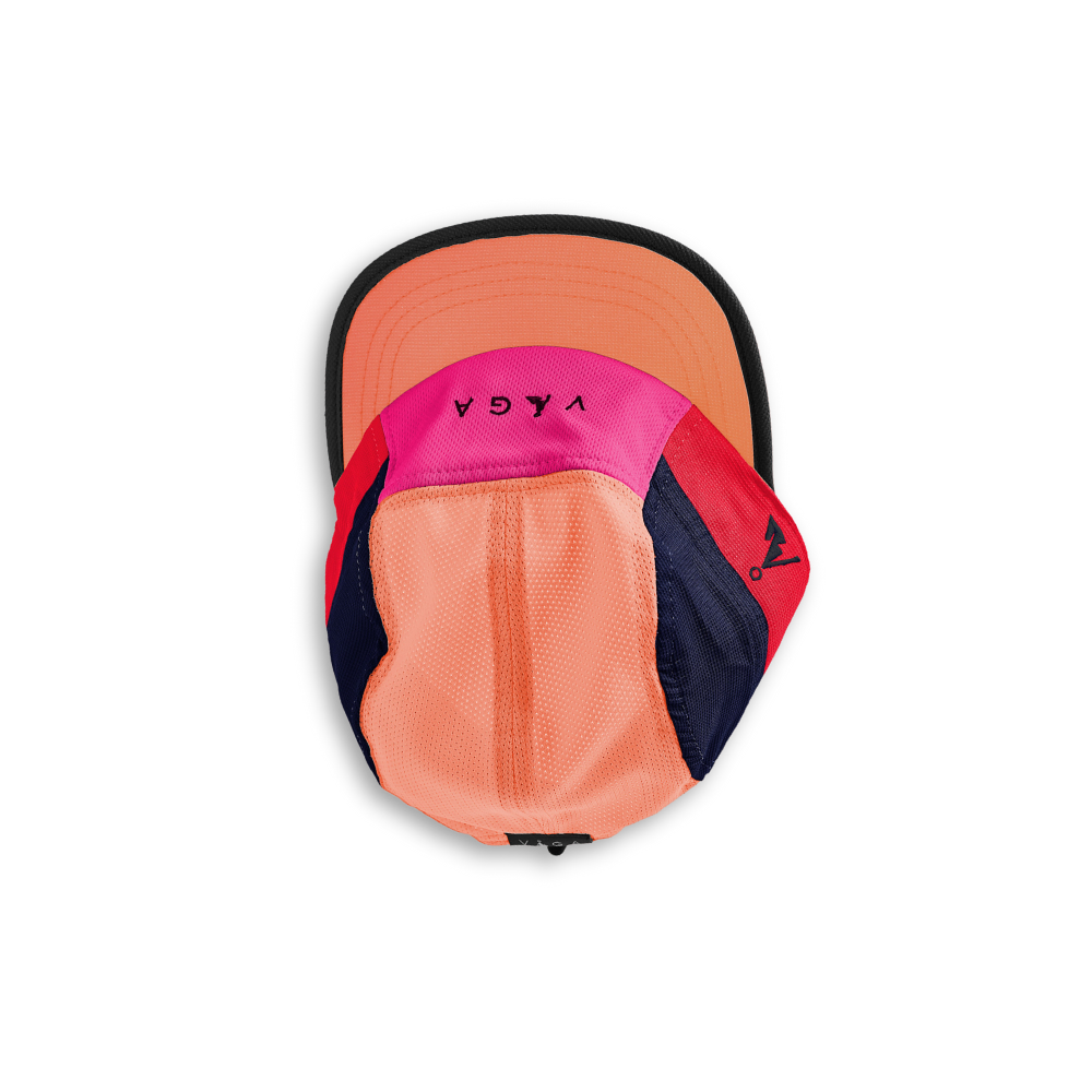 VÅGA Club Cap Red/Poster Pink/Peach