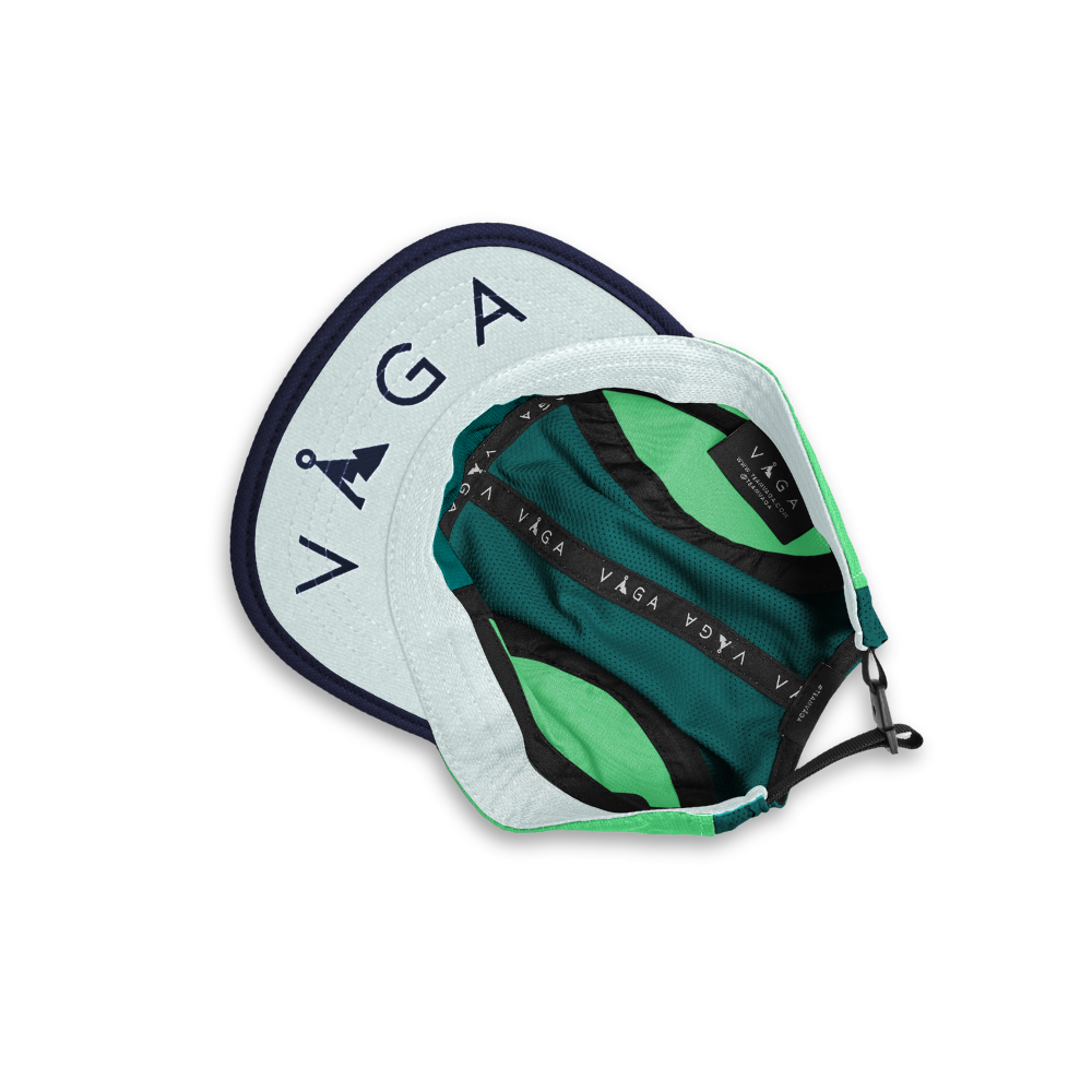 VÅGA Club Cap Navy/Petrol/Electric Mint