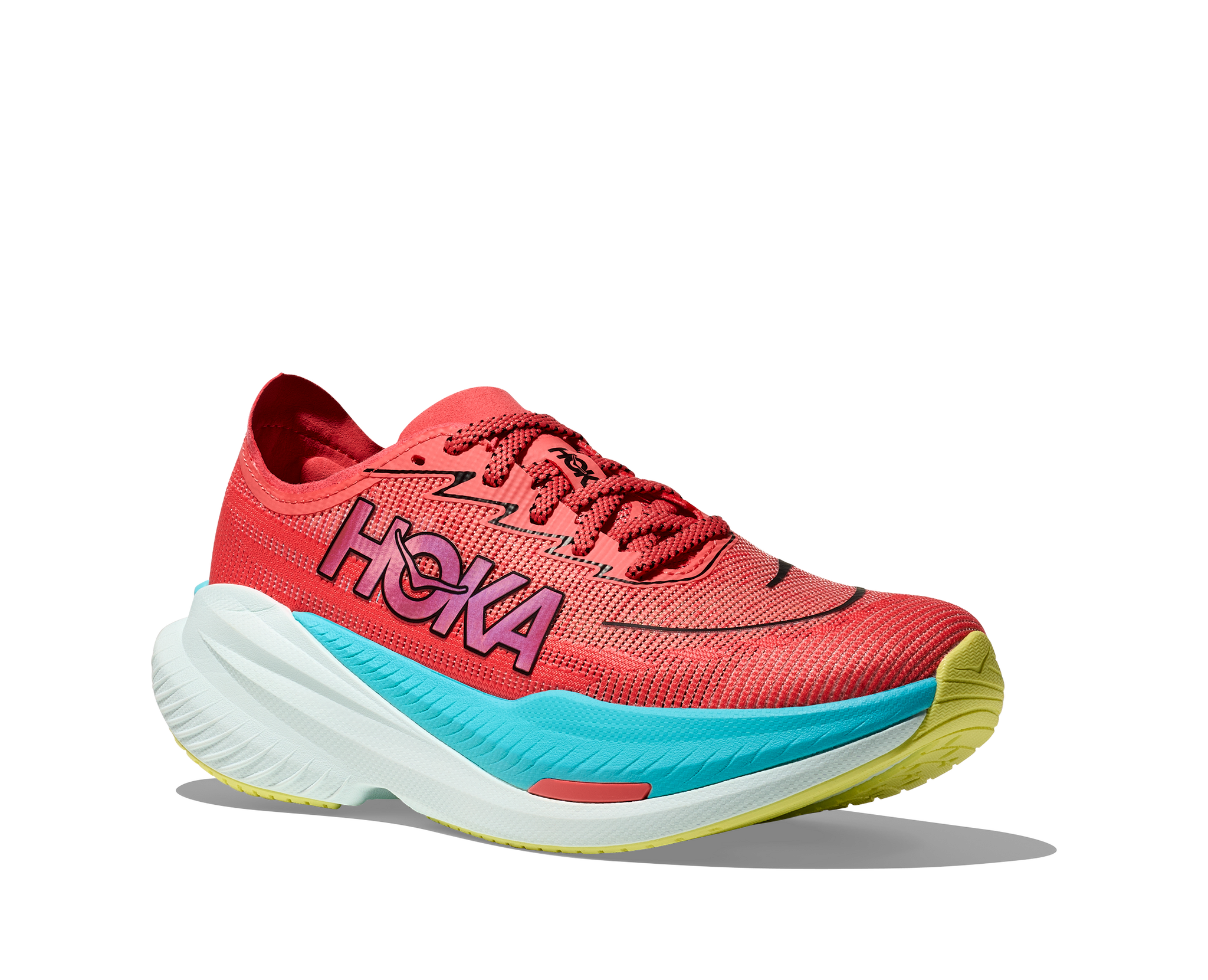 Hoka Mach X 2 (Herr) - Grape Fruit/Electric Coral