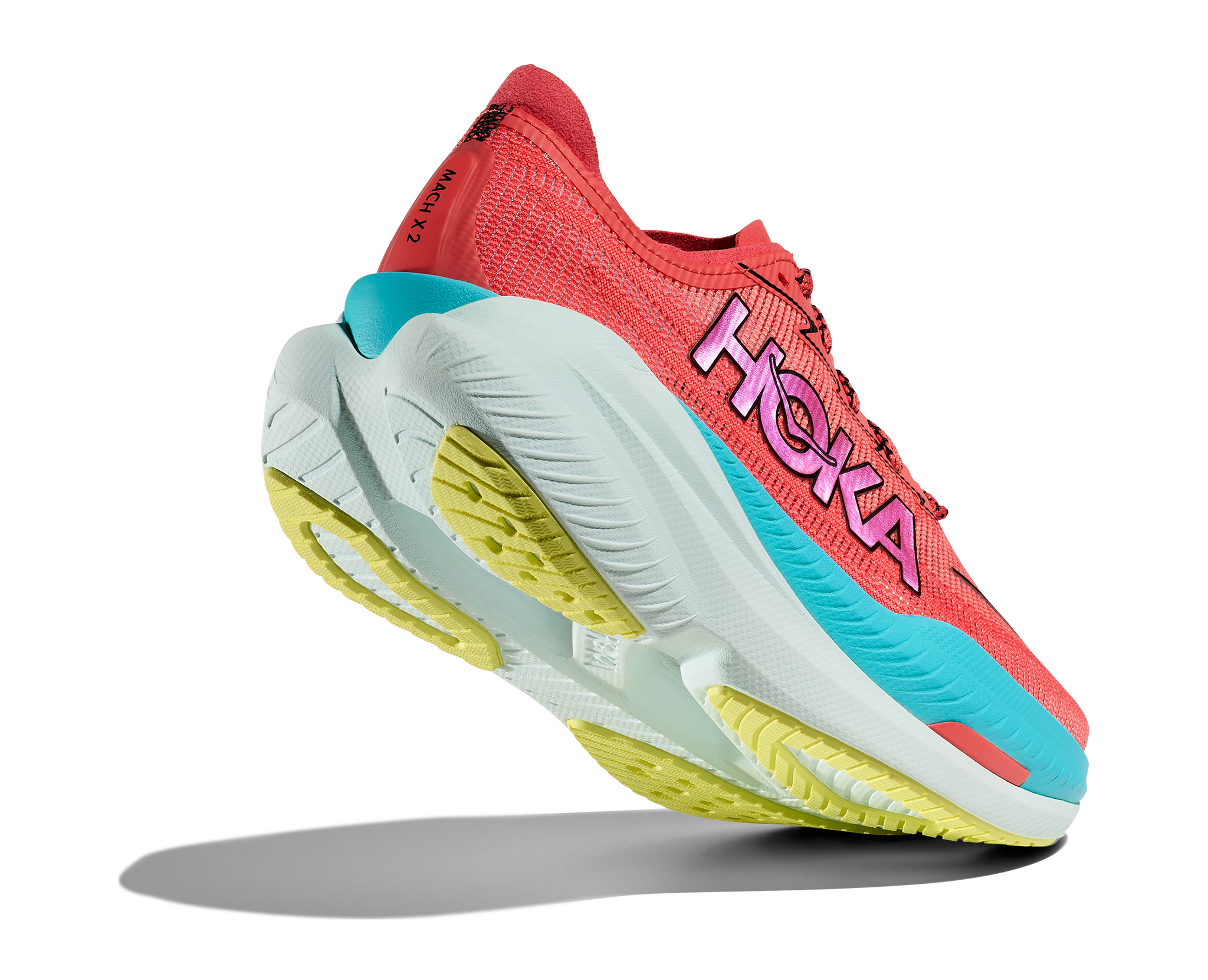 Hoka Mach X 2 (Herr) - Grape Fruit/Electric Coral