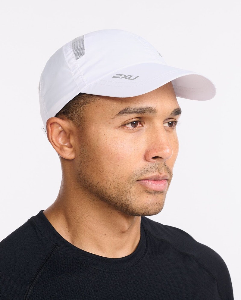 2XU Run Cap - White/White