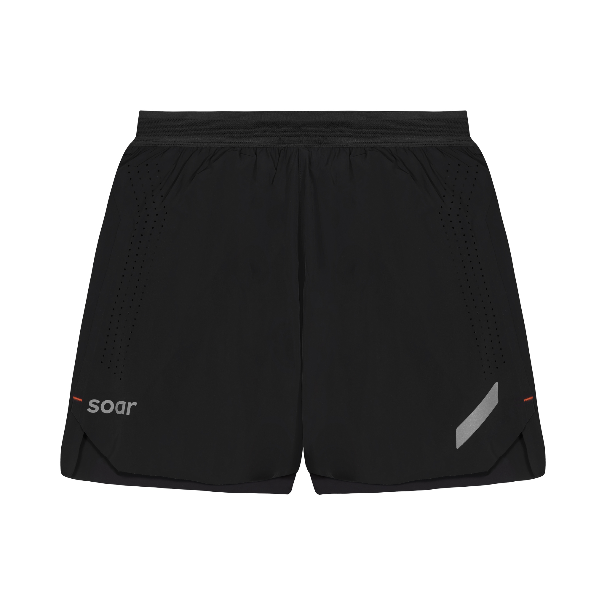 Soar Running Run Shorts (herr) - Black: Large