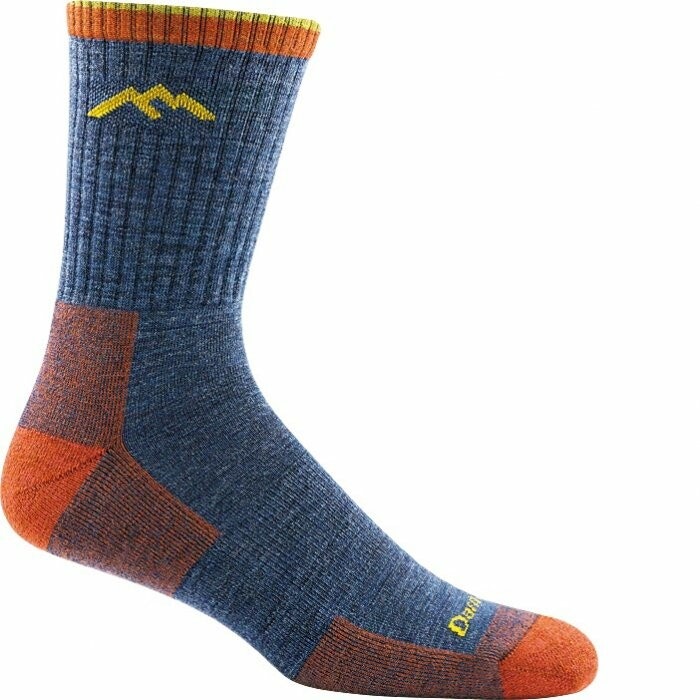 Darn Tough Vermont Hiker Micro Crew Cushion (Herr) Denim