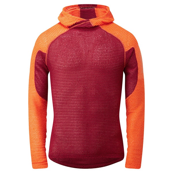 OMM Core Hoodie (Herr) - Red/Orange