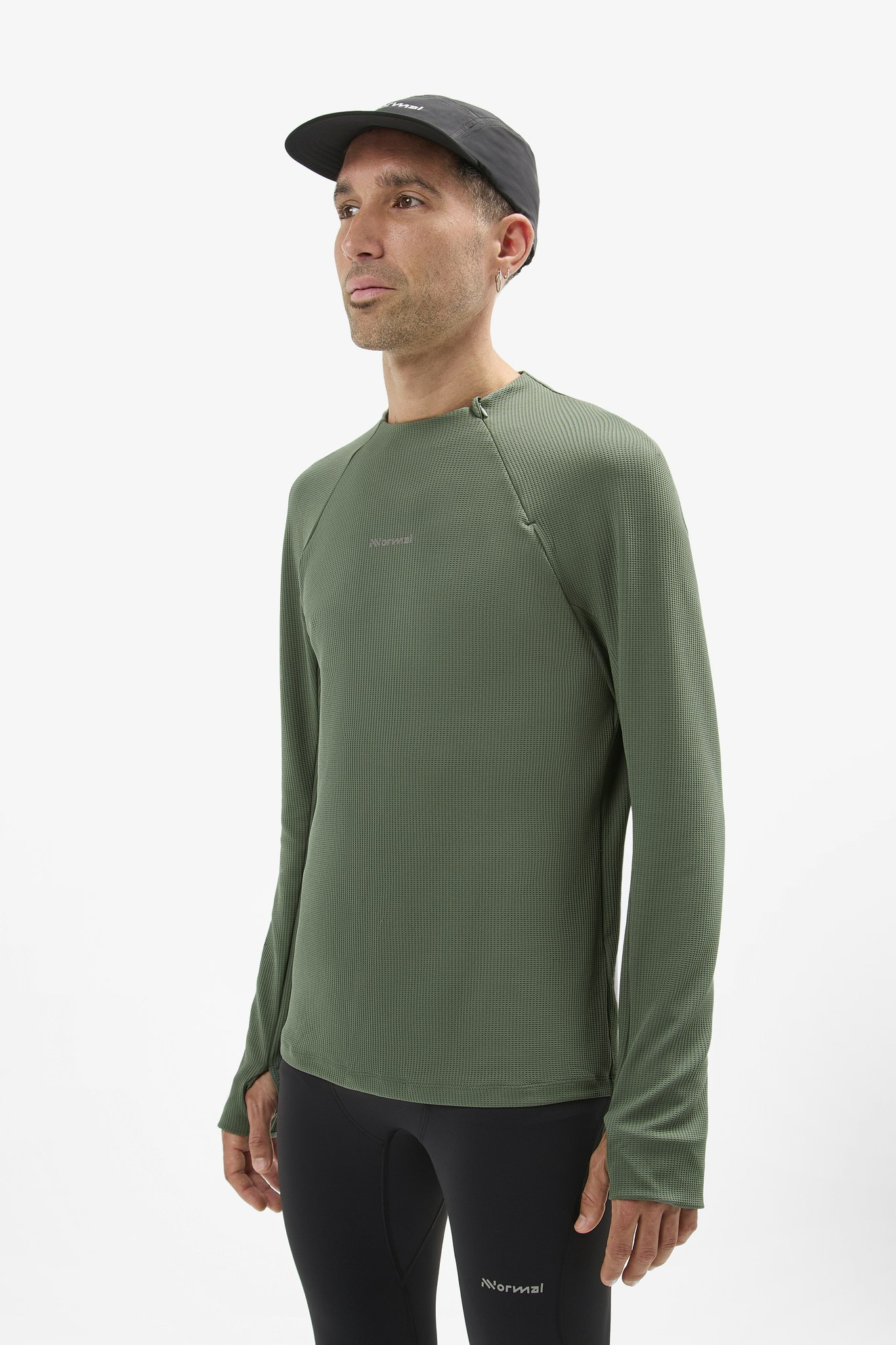NNormal Trail Long Sleeve (Herr) - Dark Green