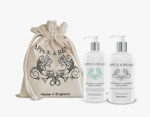 Apple & Bears Grapefrukt & Alger dusjgele og body lotion gavesett - organisk og miljøvennlig