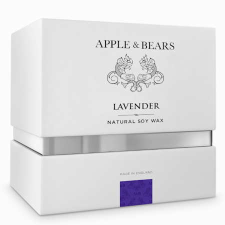 Apple & Bears Soyavoks Duftlys Lavender