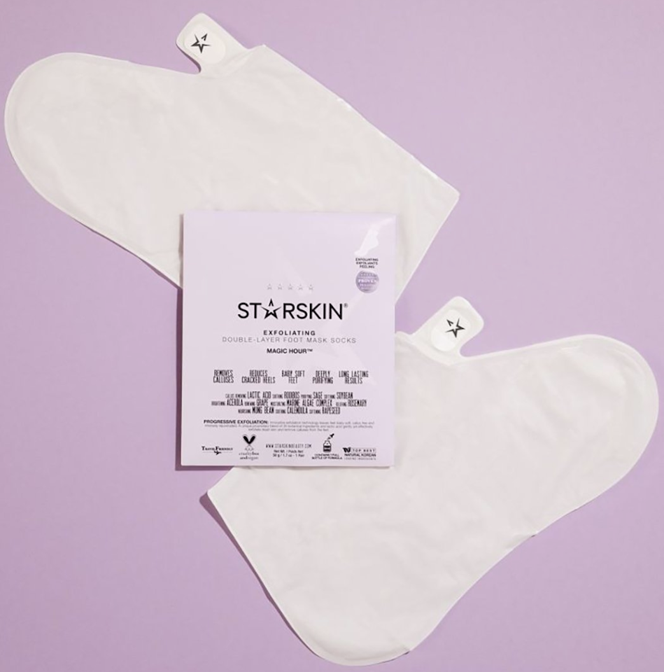 Starskin Magic Hour™ Exfoliating Foot Mask Socks