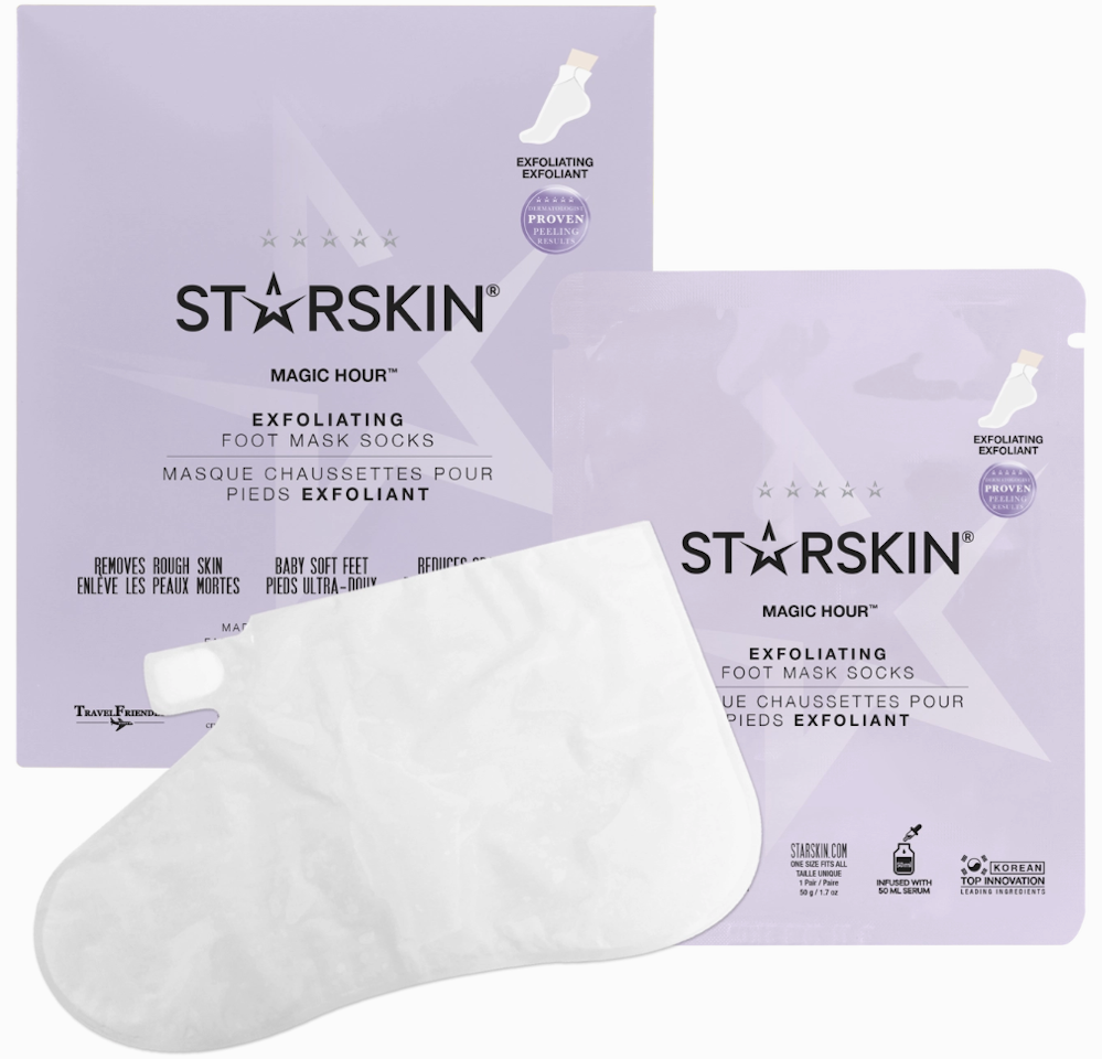 Starskin Magic Hour™ Exfoliating Foot Mask Socks