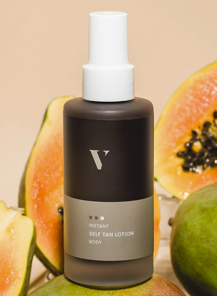 VeniceBody Instant Self Tan Lotion Body (with Cocoa Extract og duft av tropiske frukter) - Medium farge