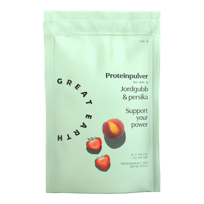 Great Earth Protein Powder Strawberry & Peach 750 g