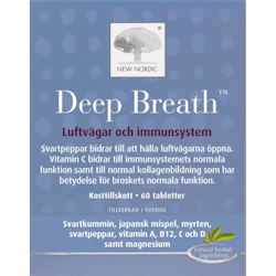 New Nordic Deep Breath 60 tabletter