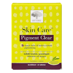 New Nordic Skin Care Pigment Clear 60 tablets