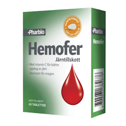 Pharbio Hemofer Järn 60 tabletter