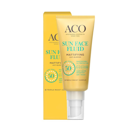 ACO Sun Mattifying Face Fluid SPF 50, 40 ml