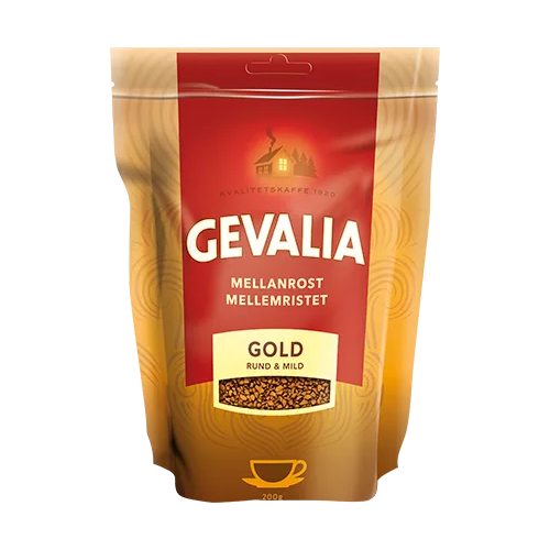 Gevalia Instant Coffee Gold Medium Roast Refill 200g
