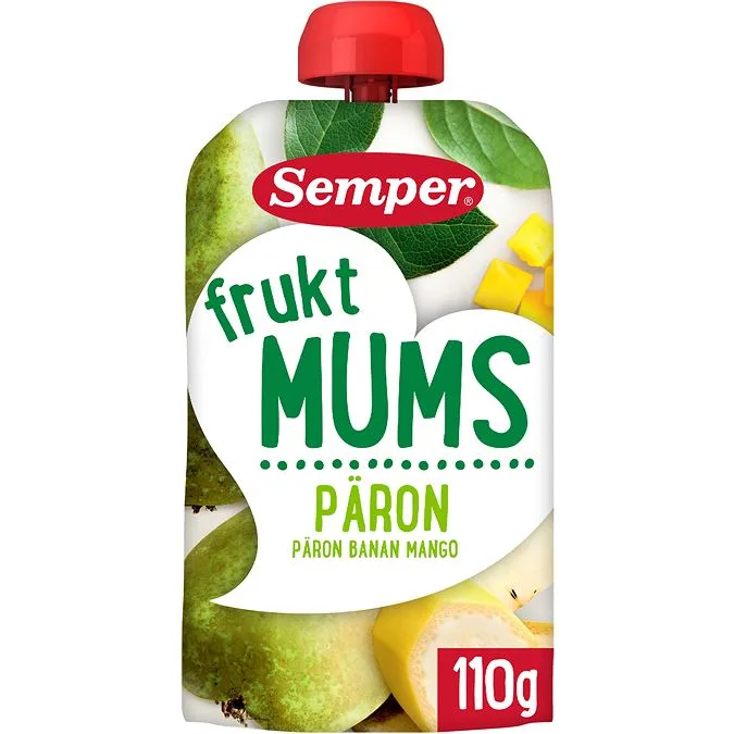 Semper Fruit Snacks 6M 110g - Pear