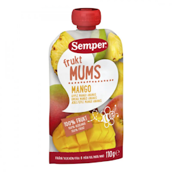 Semper Fruktmums 6M 110g - Mango