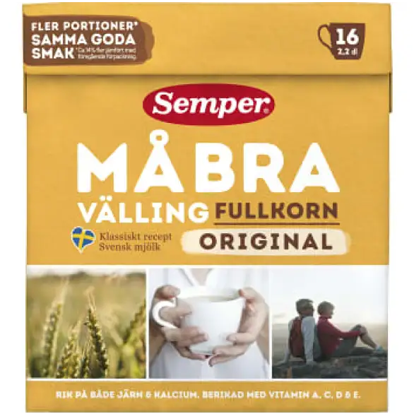 Semper Må Bra Valling Wholemeal Original 510 g