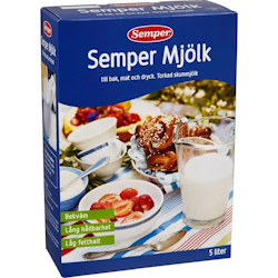 Semper Mjölkpulver Fettfri 480g