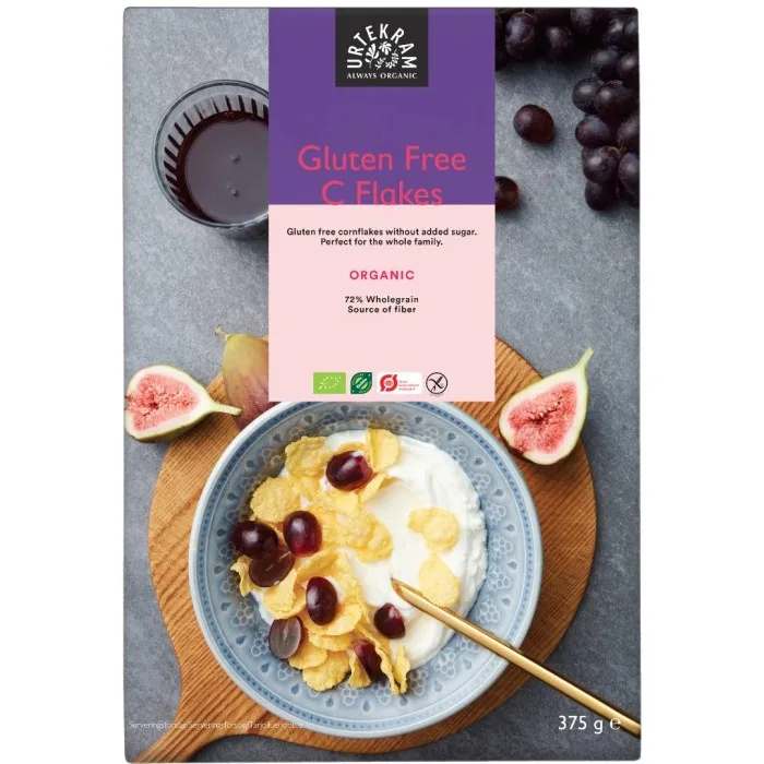 Urtekram Gluten Free C-Flakes 375 g