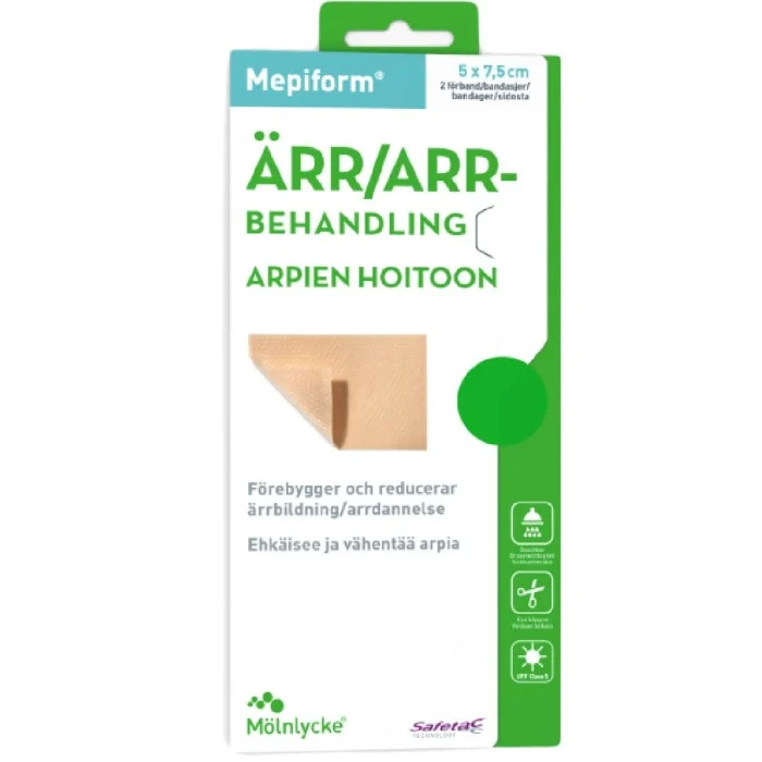 Mepiform 5x7,5 cm 2 st