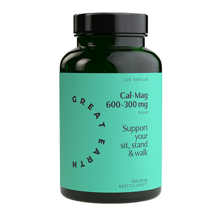 Great Earth Cal-Mag 600-300 mg 120 tabletter