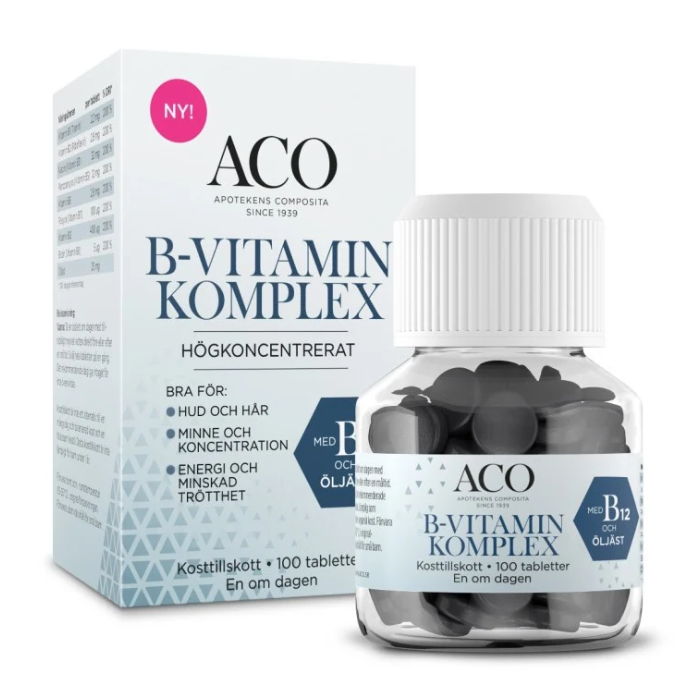 ACO Vitamin B Complex 100 tablets