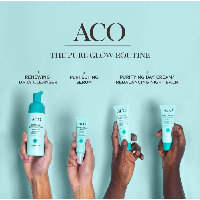 ACO Pure Glow Renewing Daily Cleanser 150 ml