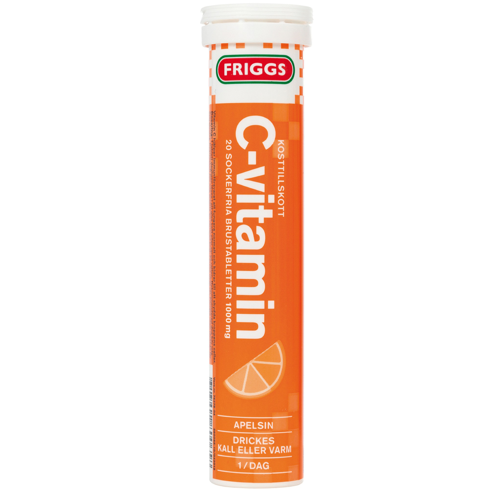 Friggs C-vitamin Apelsin 20 brustabletter