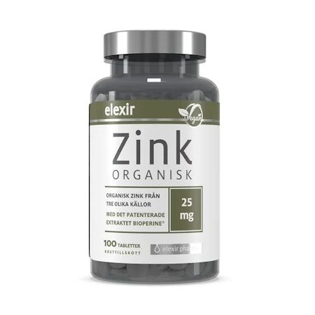 Elexir Zink 25 mg 100 tabletter