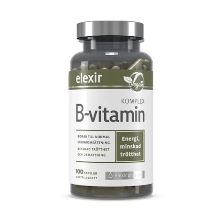 Elexir B-Vitamin Complex 100 capsules
