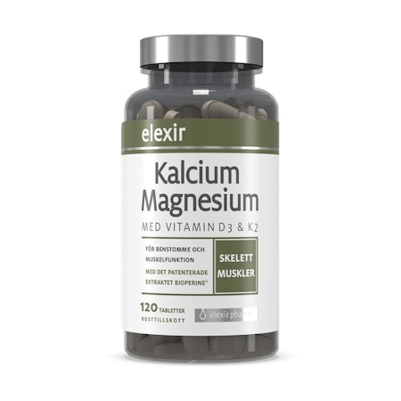 Elexir Kalcium Magnesium 120 tabletter