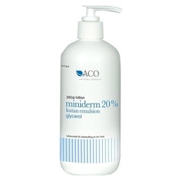 Miniderm, kutan emulsion 20% (med pump) 350 g
