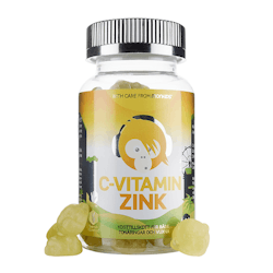 Monkids C-vitamin+Zink Tonår Fruktsmak 60 tuggtabletter