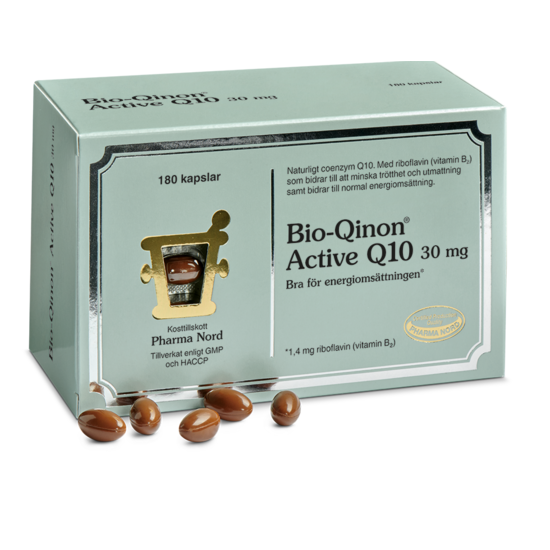 Pharma Nord Bio-Qinon Active Q10 30 mg 180 kapslar