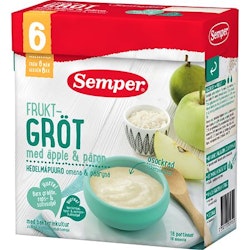 Semper Fruit porridge with apple & pear 6 months 480 g