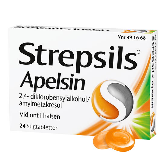 Strepsils Apelsin, sugtablett 24 st