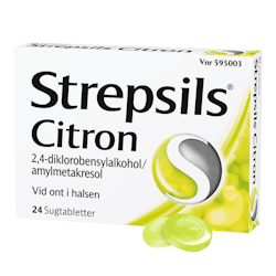 Strepsils Citron, sugtablett 24 st
