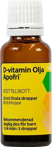 D-vitamin Olja Apofri, 25 ml